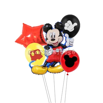 Minnie Balionai Mickey Mouse Gimtadienio Dekoracijas, Baby Shower Dekoras Vaikų Šalis Mickey Balionas Oro Globos