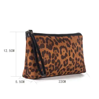Miyahouse Leopard Kosmetikos Krepšys Moterims Kelionės Makiažas Atveju Organizatorius Saugojimo Dėklas, Tualetinių Reikmenų Plovimo Krepšiai, Nešiojamų Makiažas Dėklas