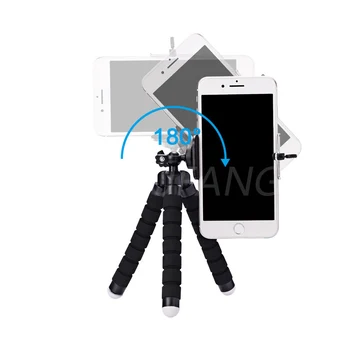 Mobiliojo Telefono Laikiklis Lankstus Aštuonkojai Trikojo Laikiklis Selfie Stovėti monopodzie Už Mobilųjį Telefoną, Mini Kameros