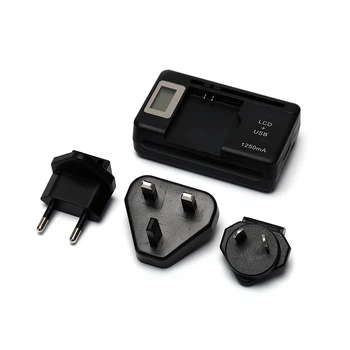 Mobiliųjų Baterijos Kroviklis Universalus LCD Indikatoriaus Ekranas, USB-Port Mobilųjį Telefoną Smart Įkrovikliai, Baterijos Įkrovimo Įrenginys+Mažmeninės Langelyje