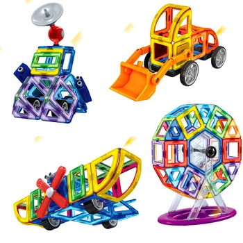 Modeliavimas, Priedai Magnetinių Dizaineris Blokai Švietimo Žaislai, Magnetiniai Blokai Kūrybos Plytų Modelius, Žaislus Vaikams