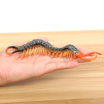 Modeliavimo Chameleonas,Skorpionas,frilled driežas,komodo varanas,šimtakojis gyvūnų modelio Tikroviška veiksmų Žaisti paveikslas namų dekoro žaislai
