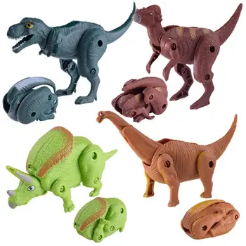 Modeliavimo Dinozaurų Žaislo Modelis Deformuoti Dinozaurų Kiaušinių Kolekcija Vaikams 5.31