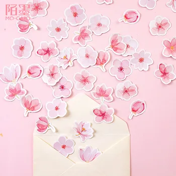 Mohamm Japonijos Vyšnių Žiedų Planuotojas Gėlių Dienoraštis Deco Popieriaus Mažų Kawaii Lipdukai Stacionarių Scrapbooking Leidinys