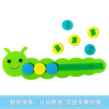 Montessori Matematikos Žaislai, Vaikų Žaidimo Spalva Rūšiavimo Mokymo Darželio Vadovą 