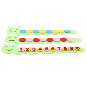 Montessori Matematinis Žaidimas, Spalvos Rūšiavimo Caterpillar Ikimokyklinio amžiaus vaikų Darželyje, Mokymo priemones Ugdymo Ankstyvojo Mokymosi žaislai