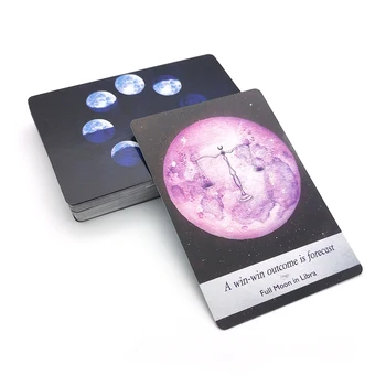 Moonology Oracle Korteles Patvarus Įdomus Stalo Žaidimai Taro Kortos Mistinis Orientavimo Būrimą Likimas Šalis Kortų Žaidimai