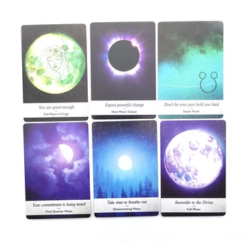 Moonology Oracle Korteles Patvarus Įdomus Stalo Žaidimai Taro Kortos Mistinis Orientavimo Būrimą Likimas Šalis Kortų Žaidimai