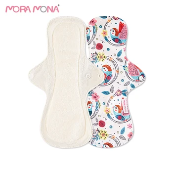 Mora Mona Viena pakuotė baltas fonas serijos bambuko rankšluosčių menstruacijų trinkelėmis moterų sanitariniai mygtukai patogūs moterų sanitariniai padas