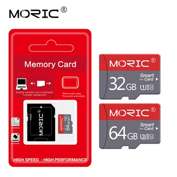 Moric Mikro sd kortelės Atminties Kortele 128 GB Micro SD 32GB 64GB Class 10 didelės spartos 8GB 16GB Micro sd kortelė mini TF Kortelę Tarjeta SD kortelę