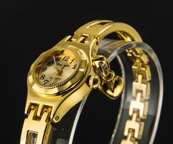 Moteris Žiūrėti Mados Atsitiktinis Aukso Nerūdijančio Plieno Apyrankė Žiūrėti Mažus analoginis Dial Moterų Laikrodis Valandą Laikrodis elegantiškas Relojes