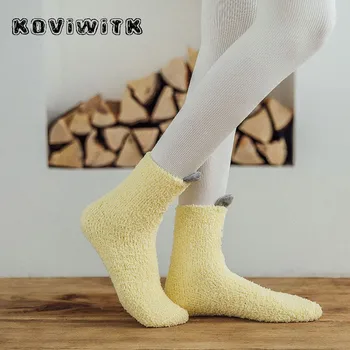 Moterų Medvilnės Sustorėjimas Kašmyras Gražių kojinių moterims ladie Purus mergina Kvėpuojantis, Šiltas Atsitiktinis trumpas kojinių moterų moterų sox