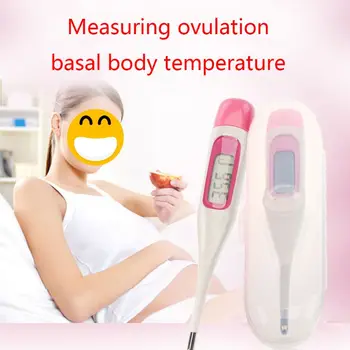 Moterų Ovuliacijos Skaitmeninis Termometras su LCD Pagrindinė Matavimo Temperatūros Matavimo Lengva Skaityti
