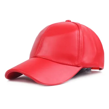 Moterų, Vyrų Skrybėlę PU Odos Beisbolo kepuraitę Skydelis, Šviesos Valdybos Kieti Vyrai Hip-Hop Bžūp Lauko Saulės Skrybėlę Reguliuojamas Sportinės kepurės