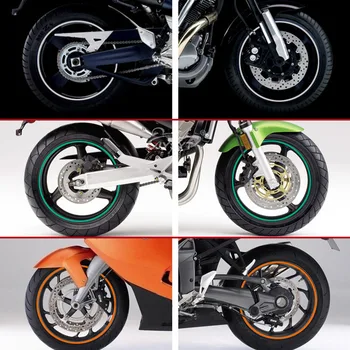 Motociklo Rato 3D Lipdukas Atspindintis Ratlankio Juosta Auto Lipdukai, Juostelės, Skirtos Honda GROM MSX125 CB 400SF 650 125 R R 650R R900RR R250R