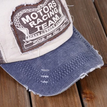 Motors Racing Team Medvilnės beisbolo snapback skrybėlės, kepurės sporto hip-hop