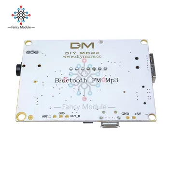 Mp3 Dekoderis Valdybos Bluetooth Modulis Žaidėjas Modulis FM Radijas USB TF Micro SD Ekranu IR Infraraudonųjų spindulių Nuotolinio valdymo pultelis LED Skaitmeninis