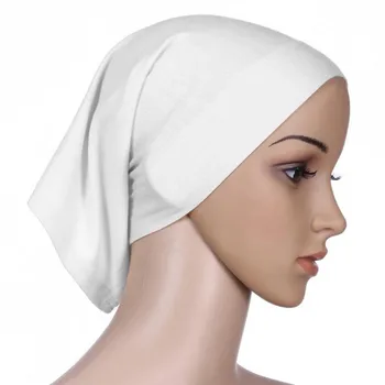 Musulmonų Abayas Moterų Galvos skara Hijabs Musulmonų Islamo Šalikas Šalikai Turbaną Hijab Underscarf Kepurės Skarelė Hijab