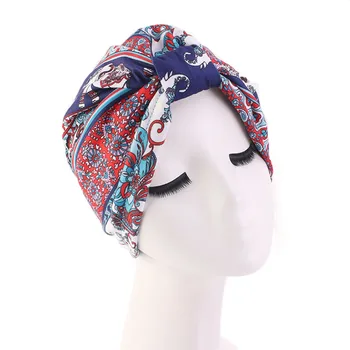 Musulmonų turbaną variklio dangčio moterų mados spausdinti vidinis hijab kepurės arabų headwrap turbaną femme musulman moterų hijabs galvos skara