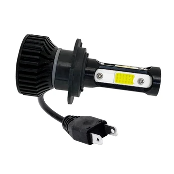 Muxall 2VNT LED 16000LM Naujas 4side Mini Automobilių Žibintų Lemputės H1 H7, H8, H9 H11 priekinių Žibintų Rinkinį, 9005 HB3 9006 HB4 Auto Lempos 4300K