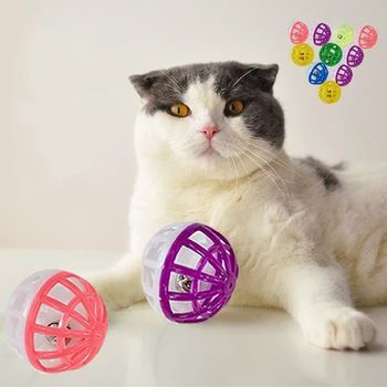 Naminių gyvūnėlių, Kačių Žaislas Kamuolys Plastiko Bell Tuščiaviduriai 3.8 cm Katė įdomus mesti PET plastiko katžolių