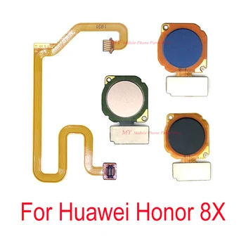Namo Mygtuką Klavišą Touch ID Flex Kabelis Huawei Honor 8X pirštų Atspaudų Jutiklis Scanner Jungtis, Flex Kabelis Atsarginės Dalys