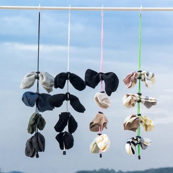 Namų kojinės kabinti virvę kūrybos multi-funkcija skalbimo krepšelį grynasis skalbimo kojinės kojinės džiovinimo kojinės stovo