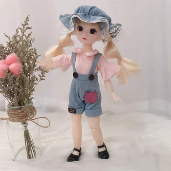 Nauja 30cm BJD Doll 1/6 21 Kilnojamojo Bendras Princesė Suknelė Mados Suknelė Priedai Mergina Žaislas, Lėlė 