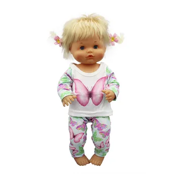 Nauja pižama lėlės Drabužiai Tinka 42cm Nenuco Lėlės Nenuco su Hermanita Lėlės Priedai