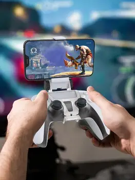 Nauja PS5 Playstation 5 Gamepad Valdytojas Smart Phone Telefoną Mount Turėtojas Paramos Apkaba Stovėti Telefono Žaidimas Priedai