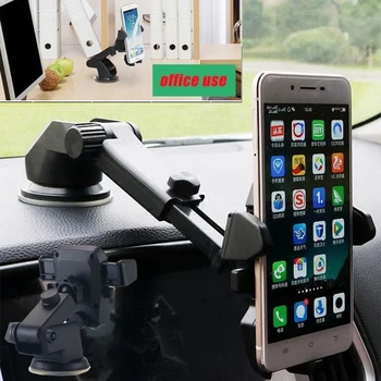 Nauja Stiliaus Automobilinis Telefono Laikiklis, Universalus 360° Automobilio Priekinio Skydelio Laikiklio tvirtinimas GPS PDA Mobiliojo Telefono Stovas