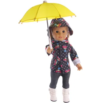 Nauja Stiliaus Mini Skėtis Lietaus Pavara (18 Colių American baby Doll Gyvenimo Kelionę Lėlės Aksesuaras Gimtadienio Dovana Vaikams