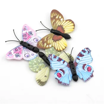 Naujas 10vnt modeliavimas 3D spalvotas drugelis sienų lipdukai modeliavimas vabzdžių dekoracijas vaikų žaislai nušvitimą lipdukai
