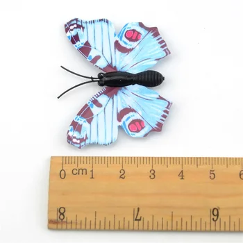 Naujas 10vnt modeliavimas 3D spalvotas drugelis sienų lipdukai modeliavimas vabzdžių dekoracijas vaikų žaislai nušvitimą lipdukai