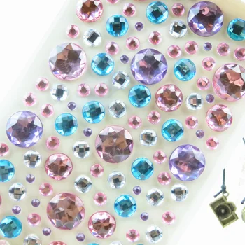 NAUJAS 3D Vaikų Perlas Lipdukai diamond Lipdukas Akrilo Kristalų lipduką 