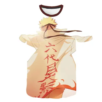 Naujas Animacijos Naruto 3Dtshirt Vasaros Vaikų/Jaunimo Kakashi Anime Naruto Marškinėliai Berniukui, Mergina Kūdikių Atsitiktinis Uzumaki/Sasuke Vaikų marškinėliai