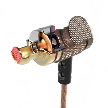 Naujas Atvykimo KZ EDR1 Metalo In-Ear Ausinės Aukštos Kokybės HiFi Sporto In-ear Ausinių Auricular Gera Bass Ausinės