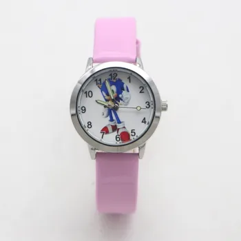 Naujas Atvykimo Mados Kvarco Vaikams, Cartoon Sonic Gražių Vaikų, Studentų Mergaitės Berniukai Laikrodžiai Reloj Mujer Kol Saati Feminino