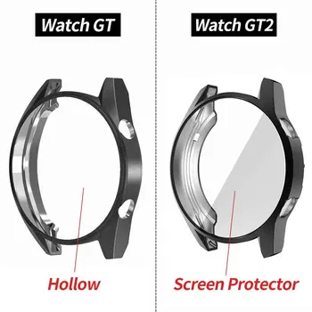 Naujas Atvykimo Minkštas Apsaugoti Padengti Huawei Žiūrėti GT 2 1 42mm 46mm 2E Atveju TPU Bamperis už GT2 Pro Shell Priedai