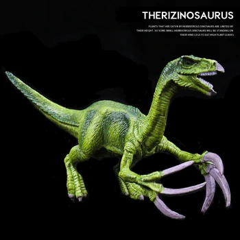 Naujas atvykti Juros periodo Pasaulyje Dinozaurų Žaislai, Plastikiniai Therizinosaurus Tyrannosaurus Rex žaislas Juros periodo Parkas vaikams