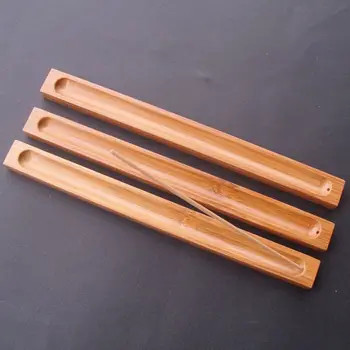 Naujas Aukštos Kokybės 1Pc Bambuko Medžiaga Stick Smilkalų Plokštė Smilkalų Laikiklis Kvapnios Ware Stick Smilkalų Degiklis Sage
