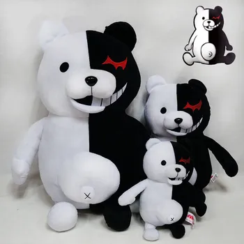 Naujas Dangan Ronpa Super Danganronpa 2 Monokuma Black & White Bear Pliušinis Žaislas, Minkšti Kimštiniai Gyvūnų Lėlės Kalėdų žaislas