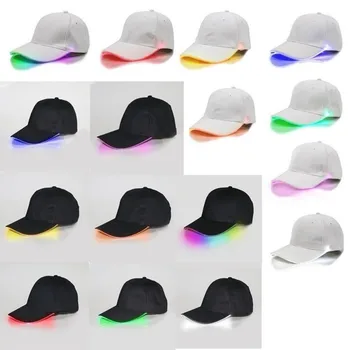 Naujas Dizainas LED Šviesos Iki kepuraičių Žėrintis Reguliuojamas Skrybėlės Puikiai tinka Šalies Hip-hop Veikia ir Daugiau