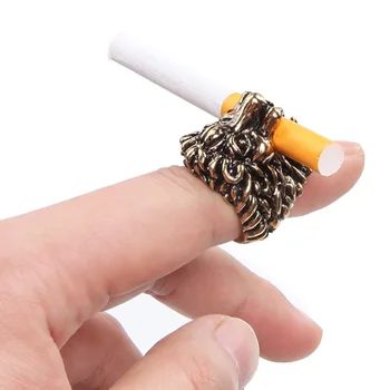 Naujas Dūmų Liūtas Dizainas cigarečių laikiklio Stovas Stovas Piršto Žiedą dalykėlių vyrų Rūkymo Vamzdžio Rūkymo Reikmenys