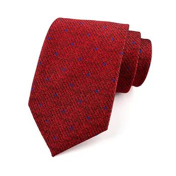 Naujas Geometrinis Dryžuota Skara Vyrų Kaklaraištis Raudona Mėlyna Pilka Klasikinis Kaklo Ryšius Laisvalaikio Verslo Vestuvių Aukštos Kokybės 8cm Šilko Necktie