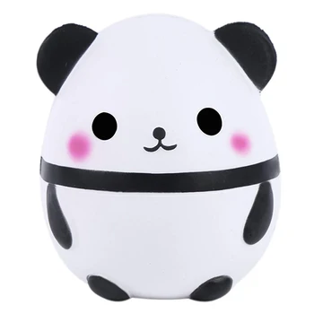 Naujas Jumbo Kawaii Panda Plonas Lėtai Augančios Kūrybinės Gyvūnų Lėlės, Minkšti Išspausti Žaislas Duonos Kvapas Įtempių Įdomus Vaikas Dovana