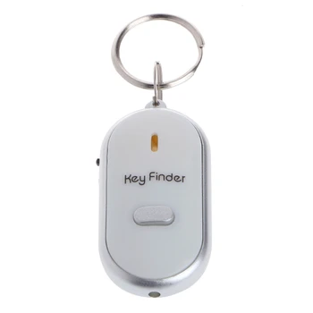 Naujas Key chain Garso Švilpukas Kontrolės Baltas LED Klavišą 