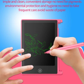 Naujas LCD Raštu Tabletė 4.5 colių Skaitmeninio Piešimo Elektroninių Rašysenos Trinkelėmis Pranešimą Grafika Rašymo Lenta Vaikams Dovanos