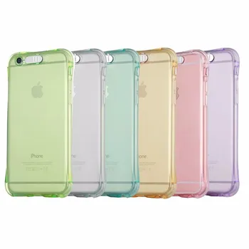 Naujas LED Blykste TPU Case For iPhone 5 5S 5SE 6 6S 7 8 Plius Atvejais, Skaidrios Šviesos Galinį Dangtelį 
