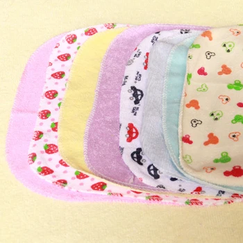 Naujas Lengvai plaunamas ir Dryable 8pcs Kūdikis mažas kvadratas rankšluosčiai Kūdikiui maitinti servetėlės Naujagimio nosine Veidą Skalbimo